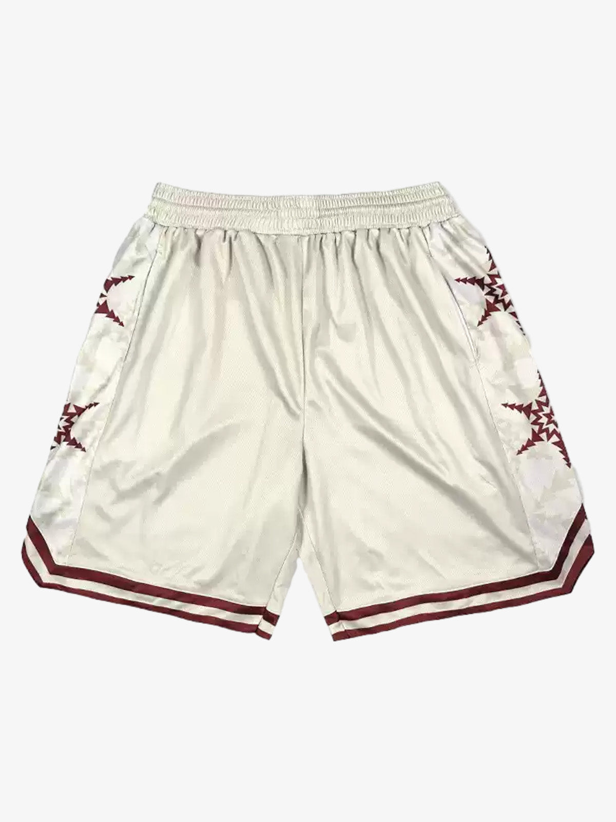 Geometric Star Panel Athletic Shorts Geometric Star Panel Athletic Shorts