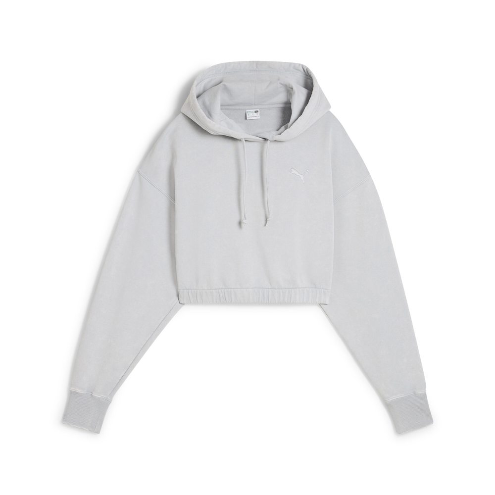 PUMA Dare To Midnight Motion Washed Cropped Pullover Hoodie PUMA Dare To Midnight Motion Washed Cropped Pullover Hoodie