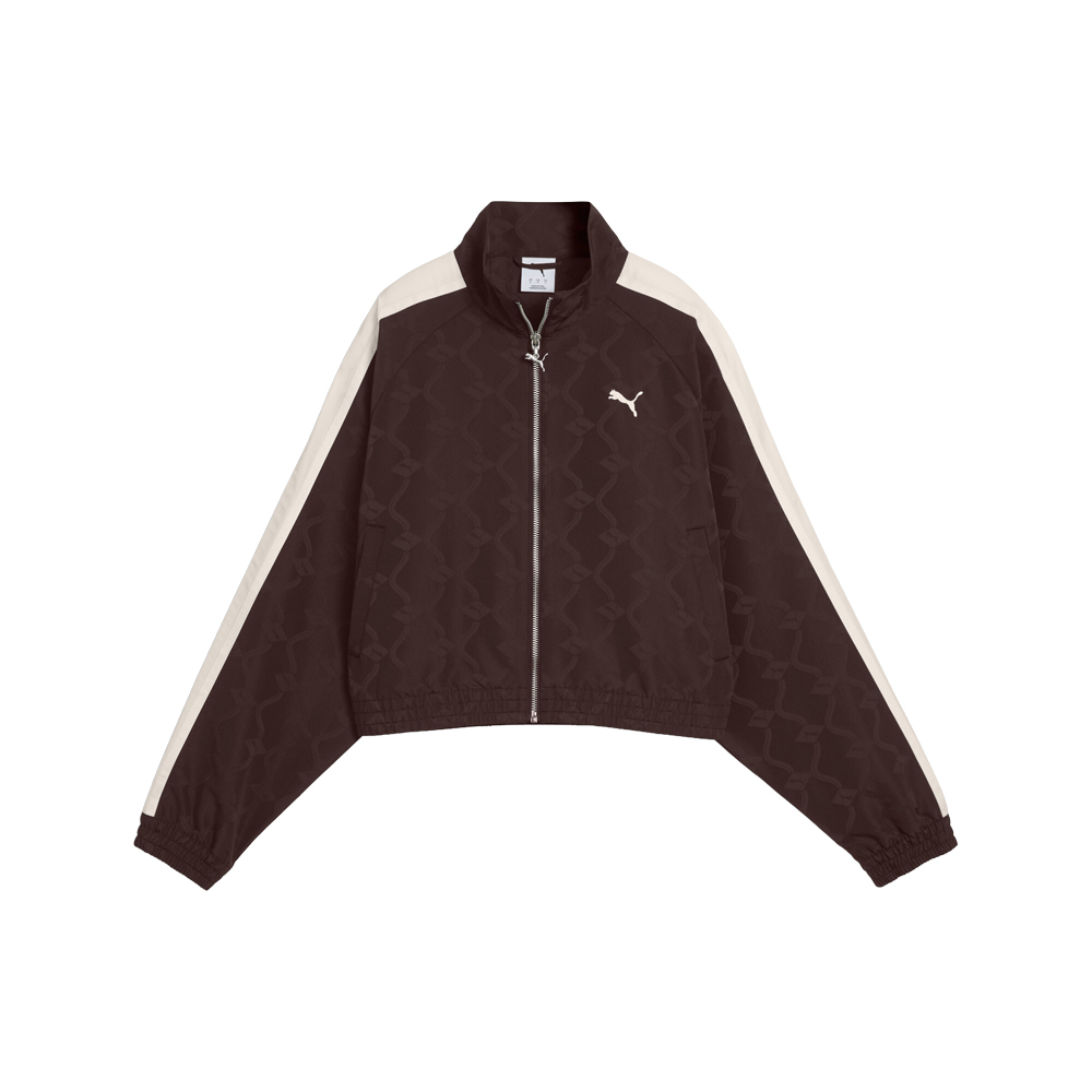 PUMA T Jacquarded Woven Relaxed Track Jacket