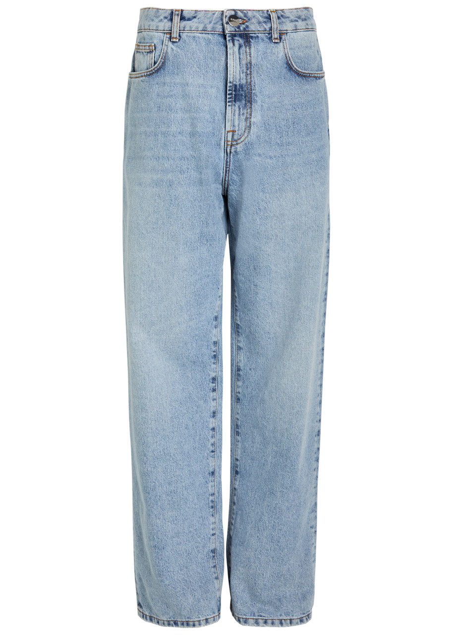 Rohe Baggy Straight-leg Jeans – Blue Denim –