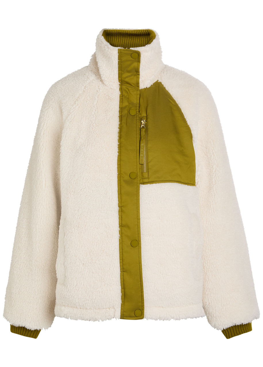 Varley Glover Reversible Fleece and Soft-twill Jacket – Green – M M
