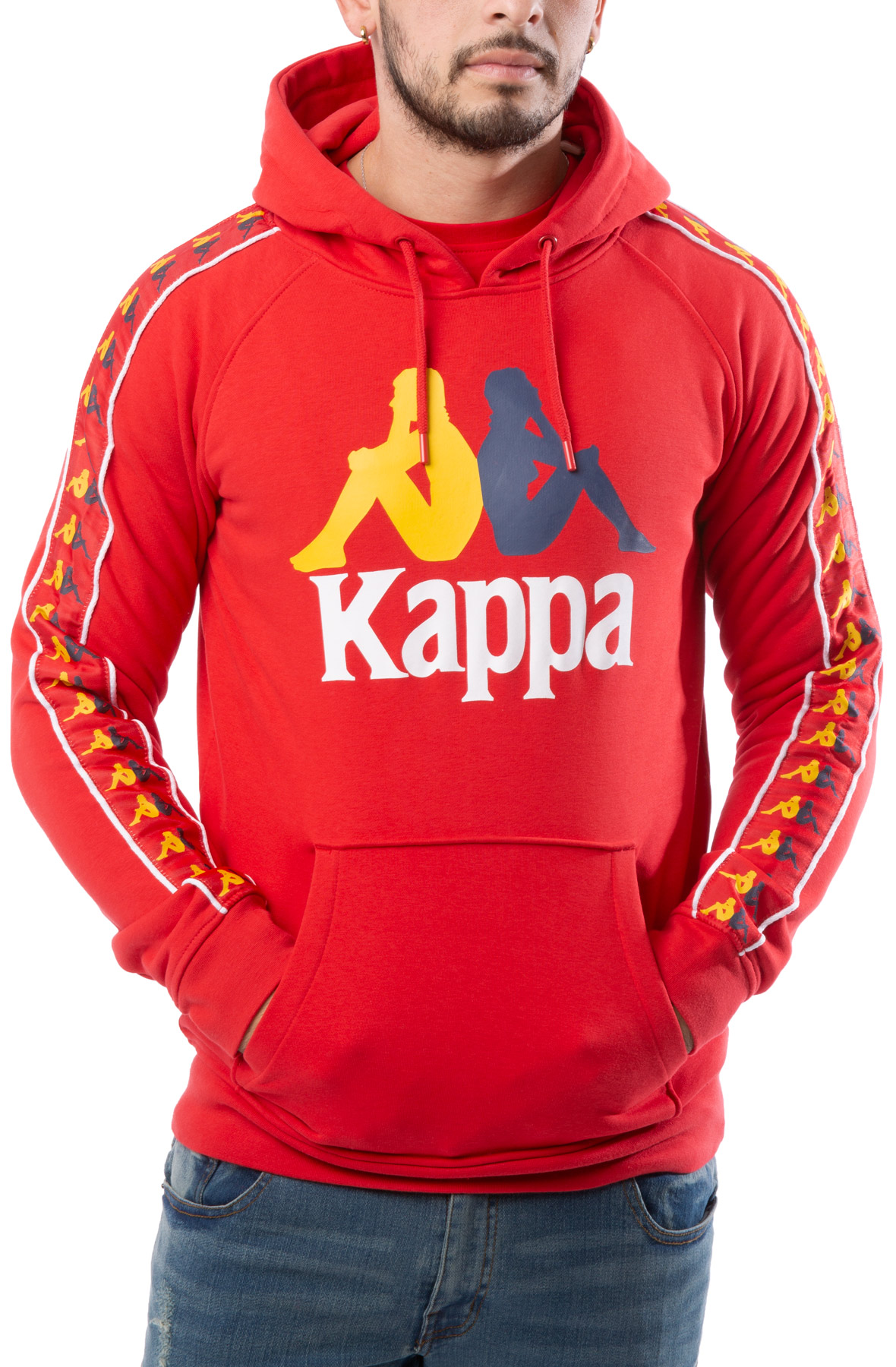 Men Banda Dunnie Hoodie RedBlack Sweatshirts RedBlack