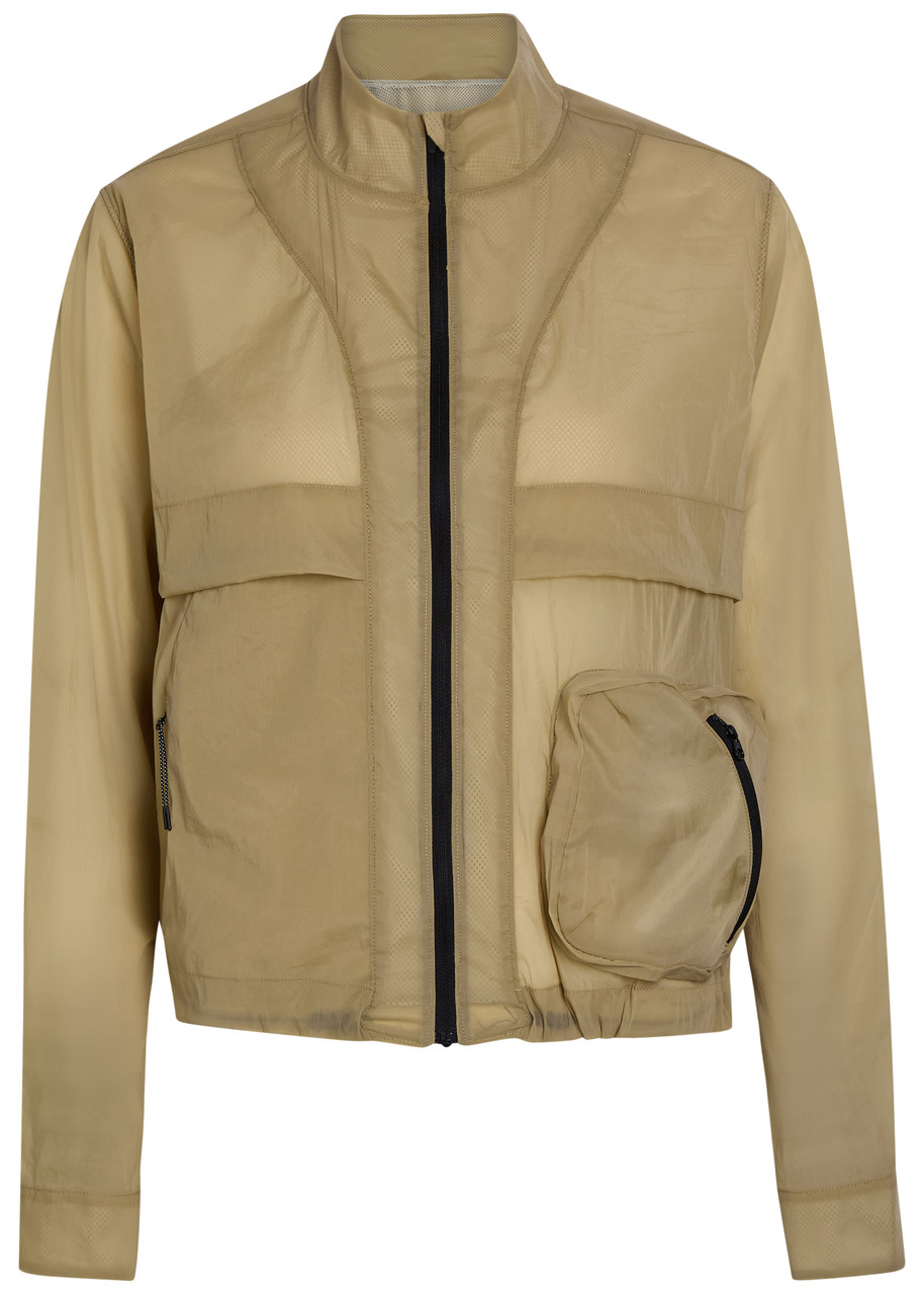 Literary Sport Celeste Ventilated Shell Jacket – Beige Literary Sport Celeste Ventilated Shell Jacket – Beige