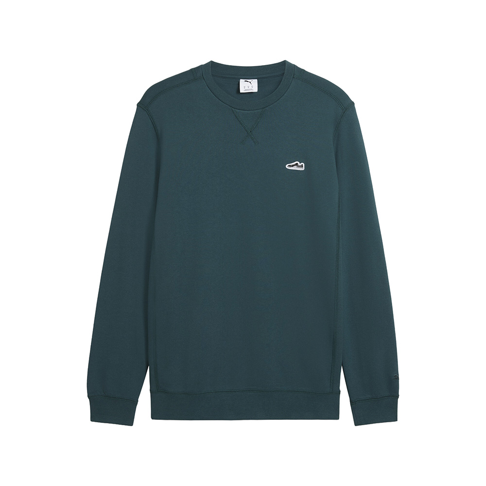 PUMA Wardrobe Essentials Suede Crew Neck Sweatshirt PUMA Wardrobe Essentials Suede Crew Neck Sweatshirt