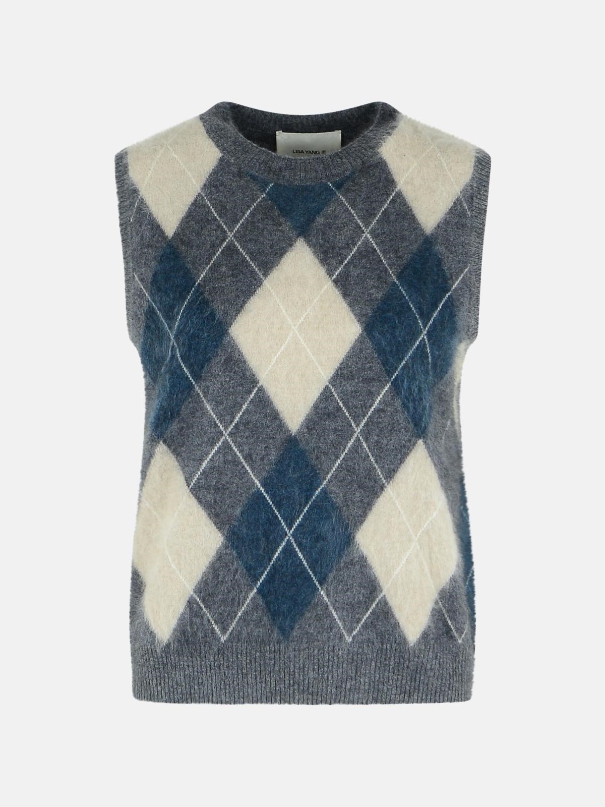LISA YANG ‘Yasmine’ Graphite Cashmere Vest LISA YANG ‘Yasmine’ Graphite Cashmere Vest
