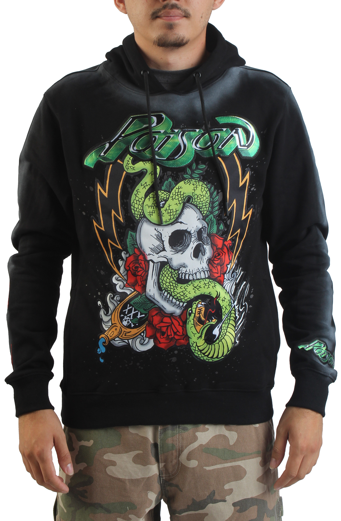 Men Flesh and Blood Hoodie Black Sweatshirts L Black Men Flesh and Blood Hoodie Black Sweatshirts L Black