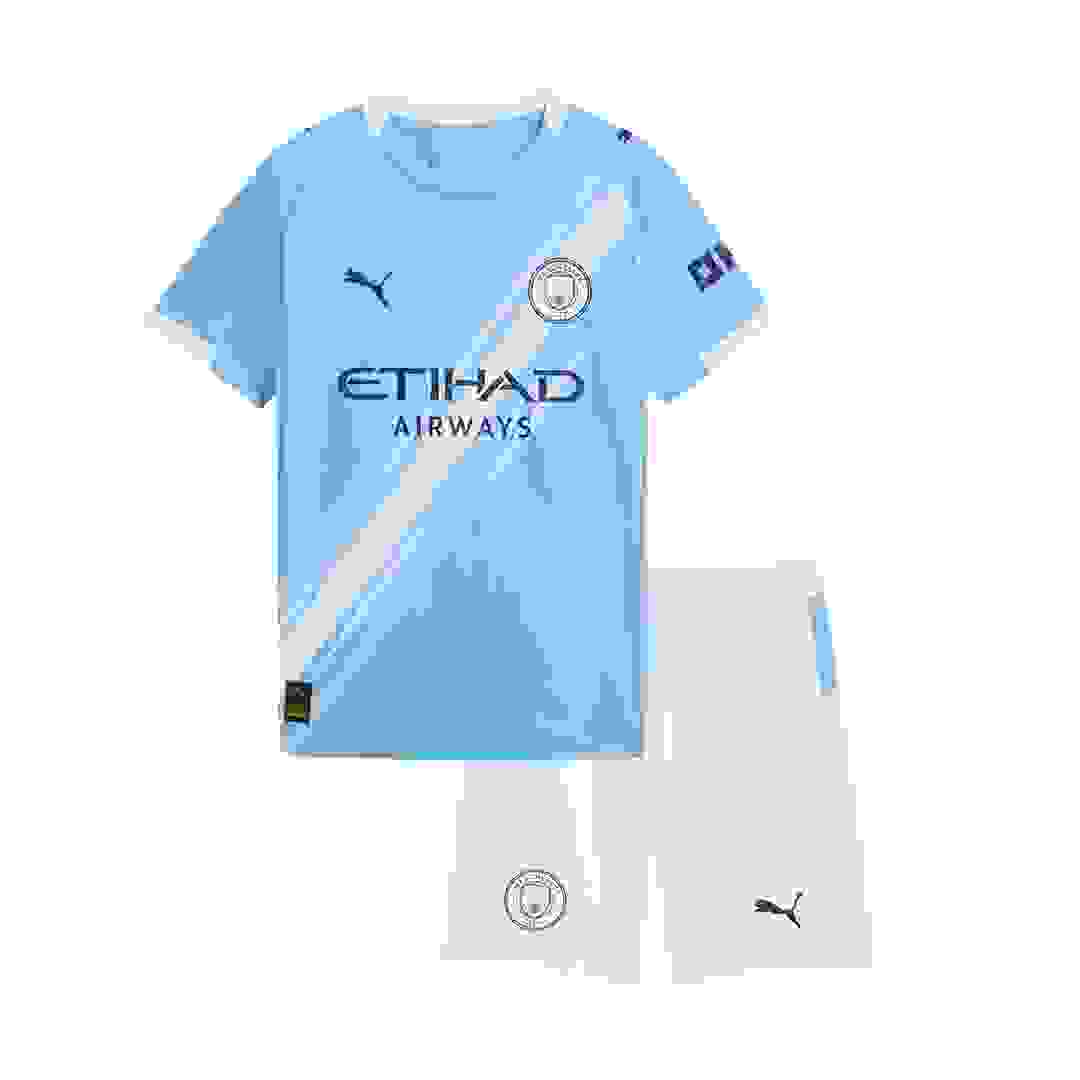 Manchester City Kid’s Home Soccer Jersey Kit Jersey+Shorts Blue – # Manchester City Kid’s Home Soccer Jersey Kit Jersey+Shorts Blue – #