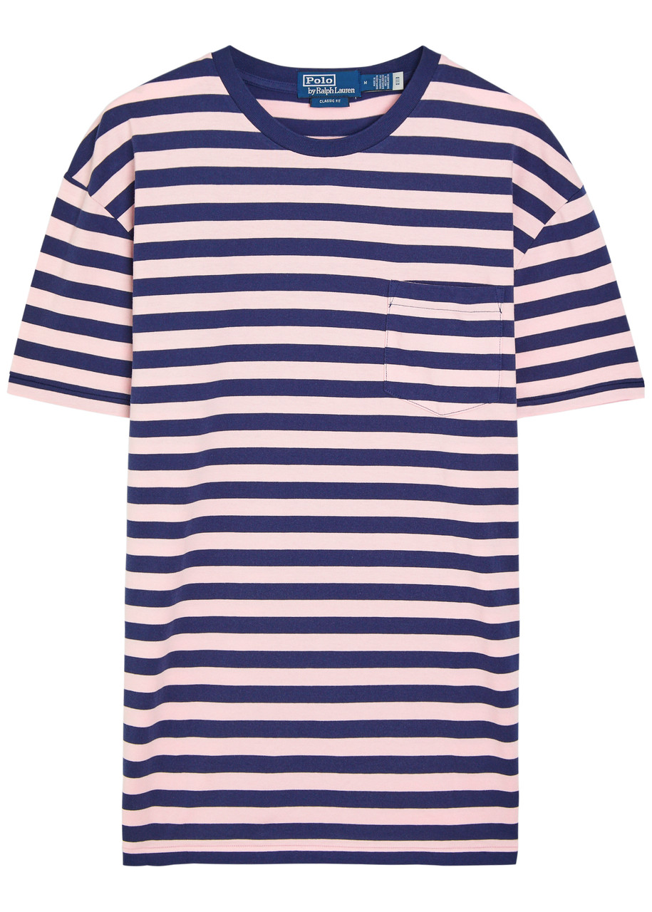 Polo Ralph Lauren Striped Patch Pocket Cotton shirt – Pink