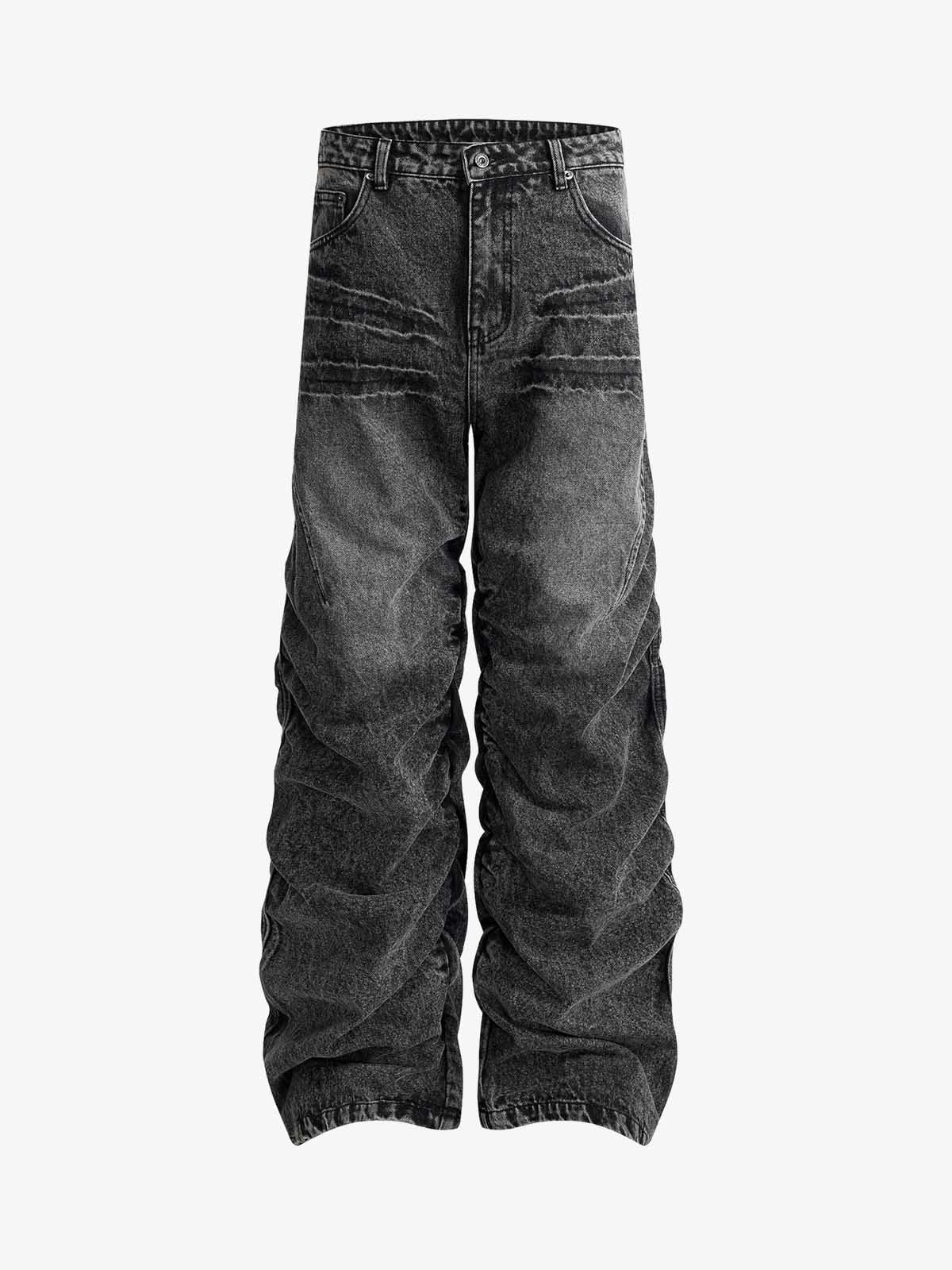 YK Faded Stacked Denim Jeans