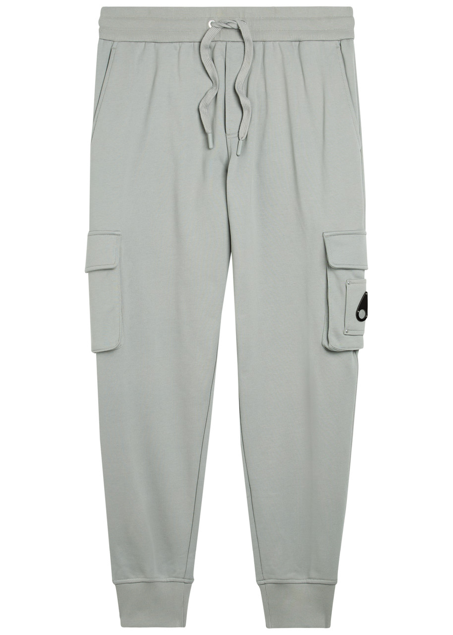 Moose Knuckles Hartsfield Tapered-leg Cotton Cargo Sweatpants – Grey Moose Knuckles Hartsfield Tapered-leg Cotton Cargo Sweatpants – Grey