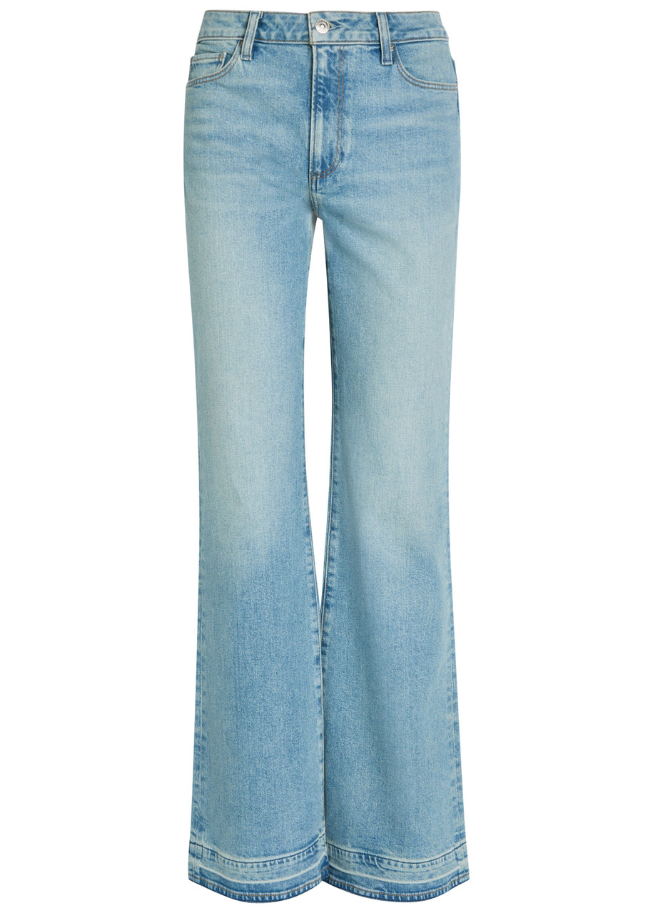Paige Sofia Flared-leg Jeans – Light Blue – W M
