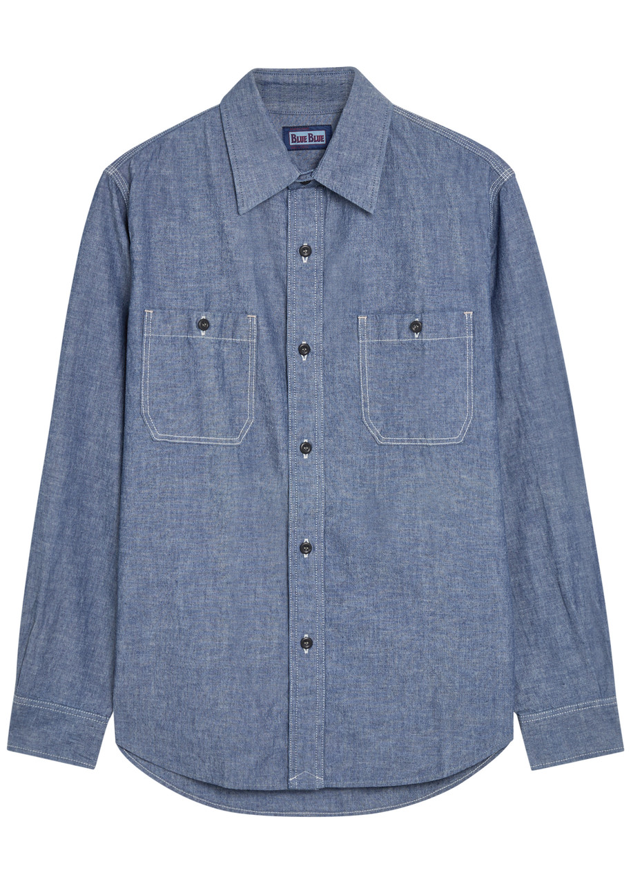 Blue Blue Denim Work Shirt – Dark Blue