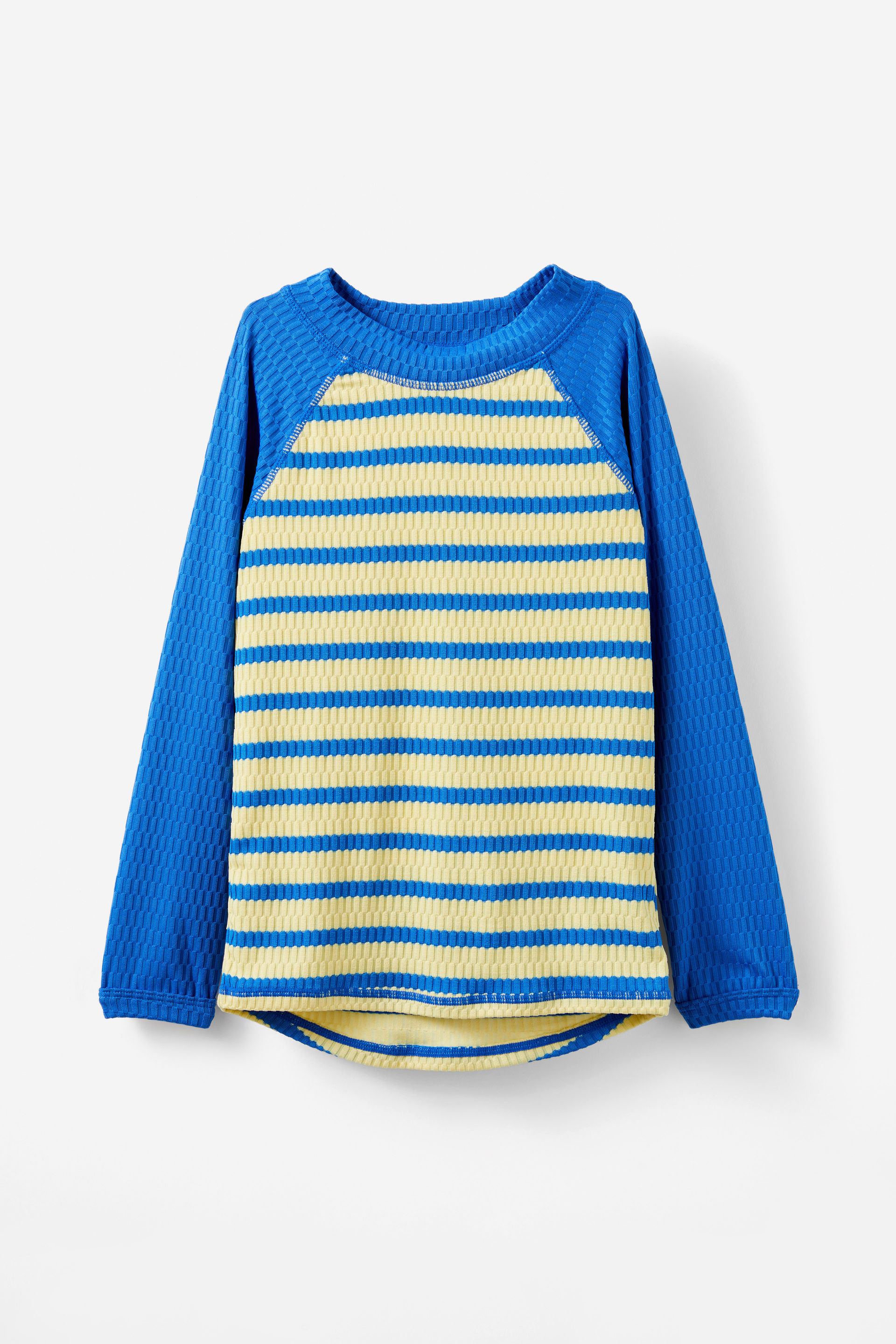 Cotton On Kids – Flynn Long Sleeve Raglan Rash Vest – Baby yellowharbor blue stripe Cotton On Kids – Flynn Long Sleeve Raglan Rash Vest – Baby yellowharbor blue stripe