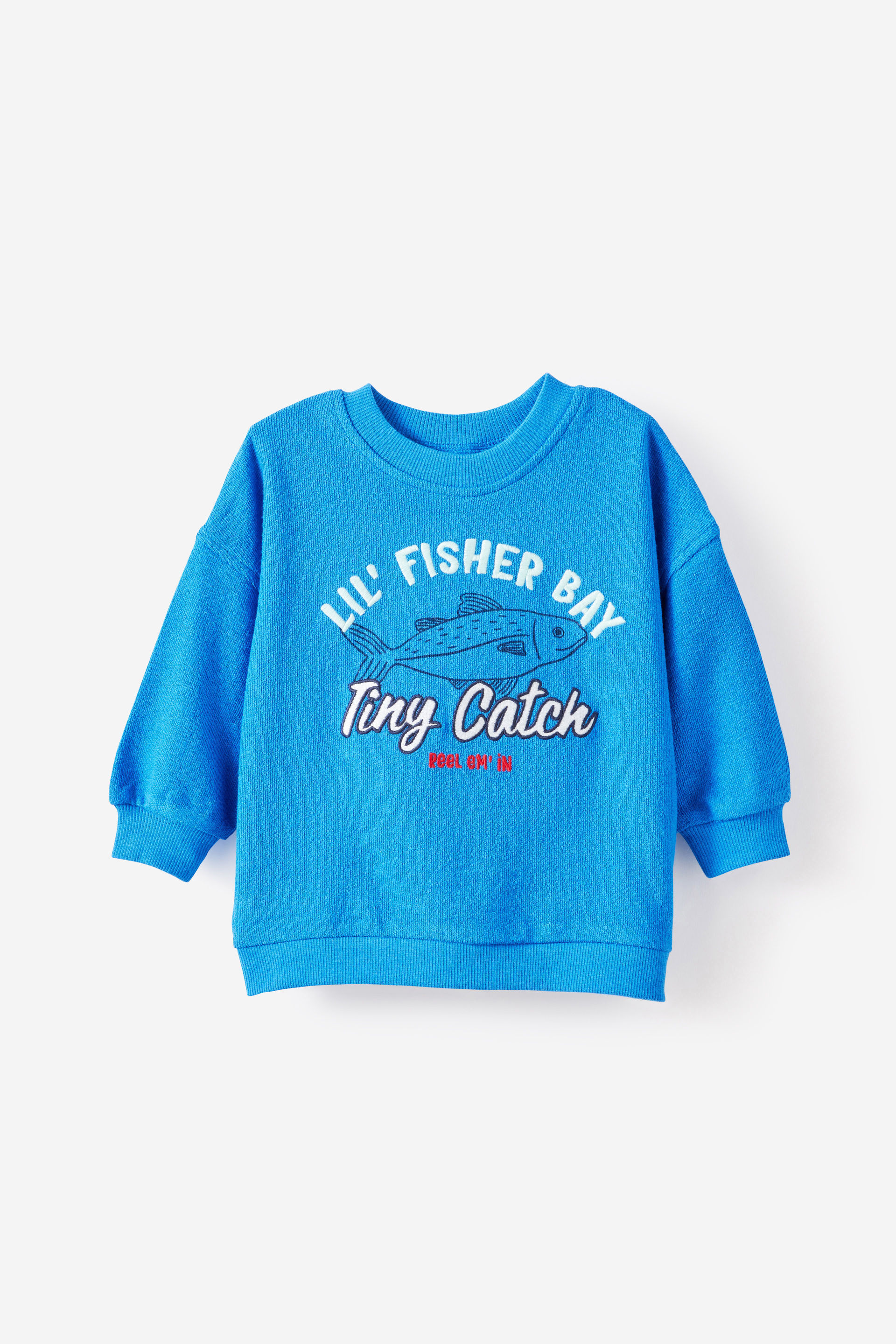 Cotton On Kids – Tyla Knit Sweatshirt – Harbour bluelil fisher bay Cotton On Kids – Tyla Knit Sweatshirt – Harbour bluelil fisher bay