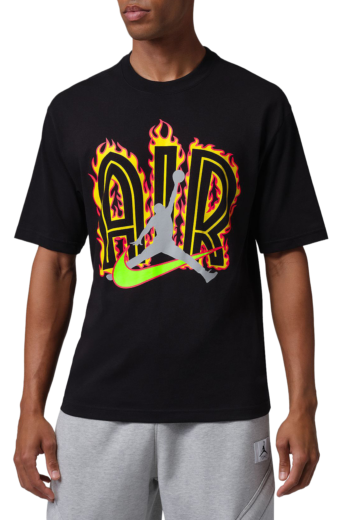 Men Script Shirt Black shirts Black