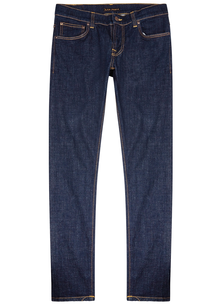 Nudie Jeans Tight Terry Indigo Skinny Jeans – W
