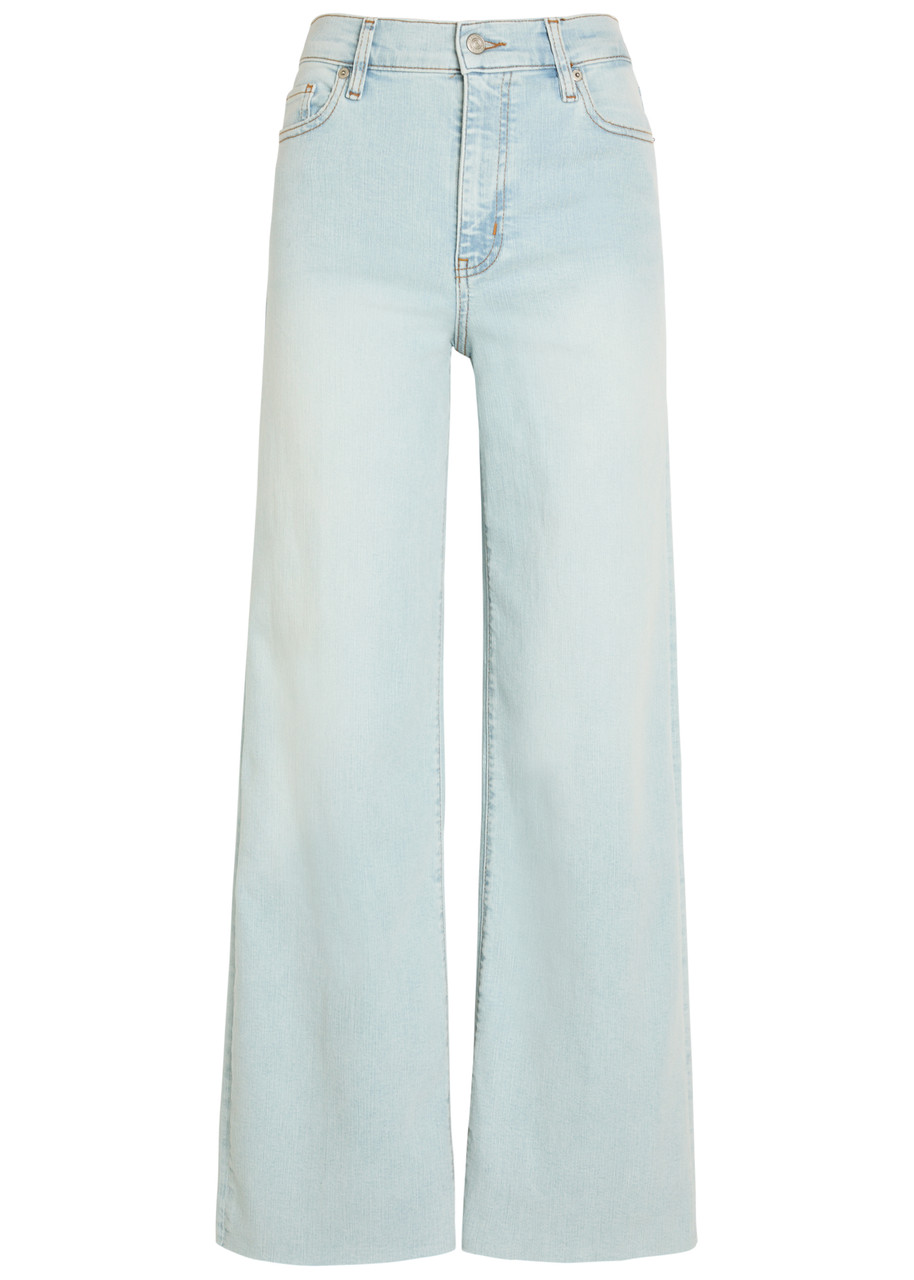 Frame Le Slim Palazzo Straight-leg Jeans – Light Blue – W S Frame Le Slim Palazzo Straight-leg Jeans – Light Blue – W S