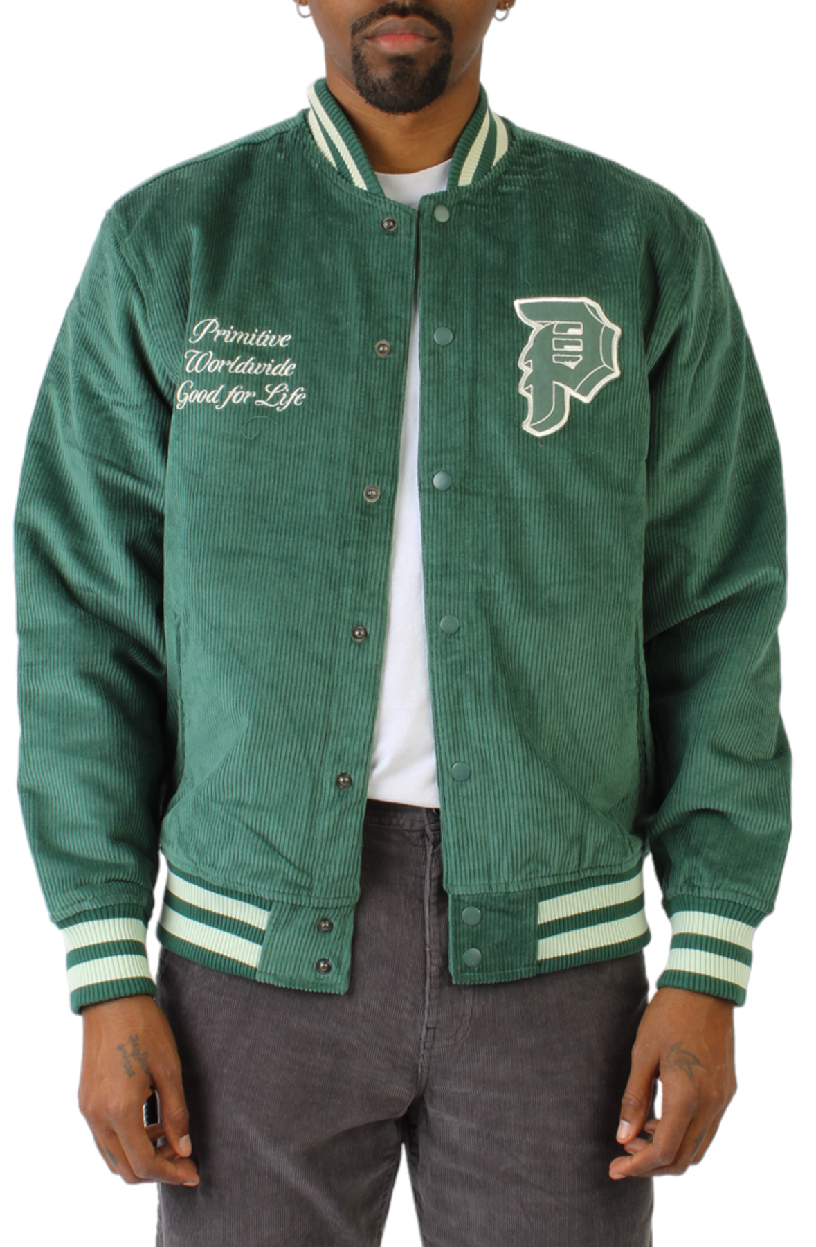 Men Bradford Varsity Jacket Dark Green Jackets M Dark Green Men Bradford Varsity Jacket Dark Green Jackets M Dark Green