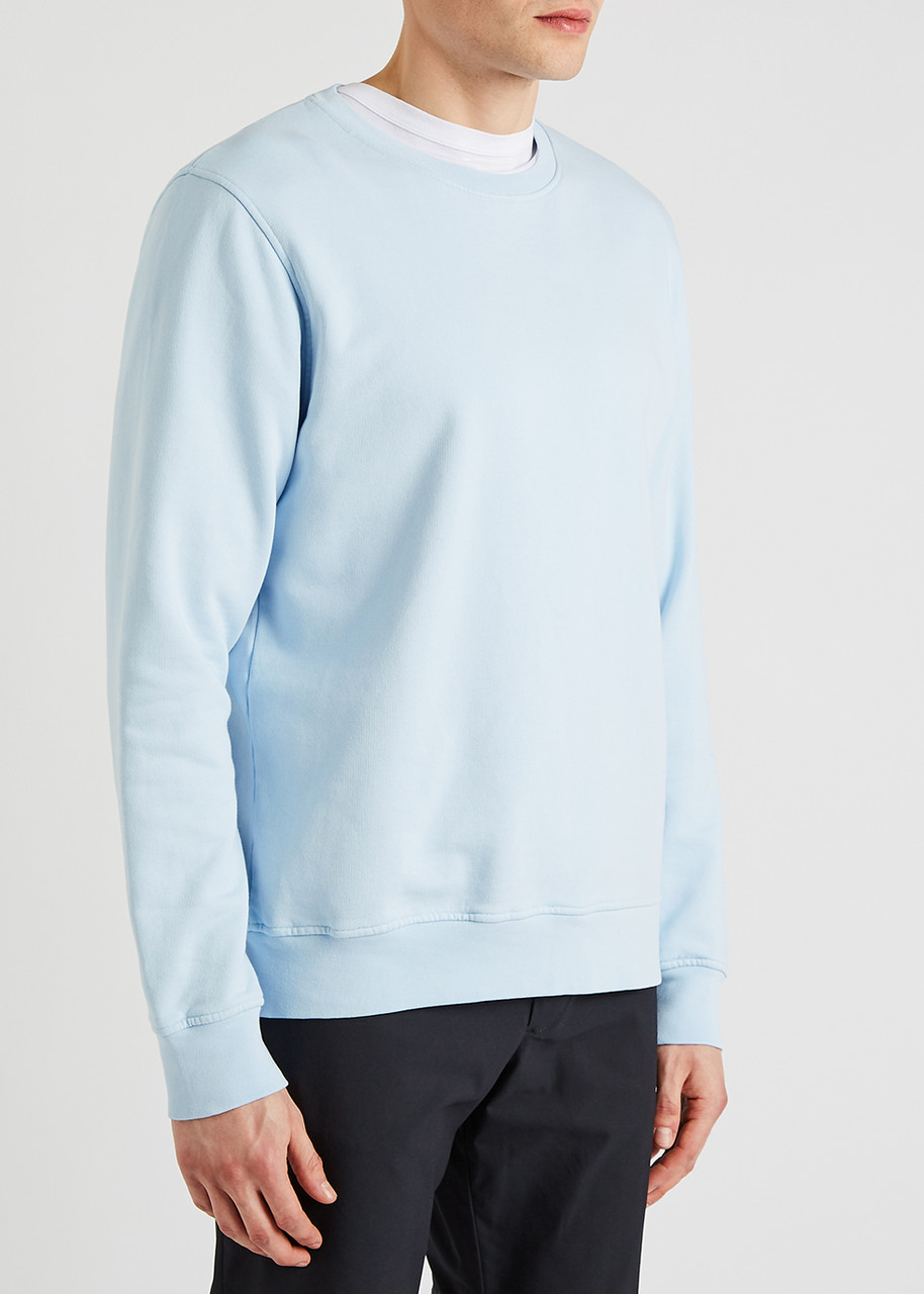 Colorful Standard Cotton Sweatshirt – Light Blue Colorful Standard Cotton Sweatshirt – Light Blue