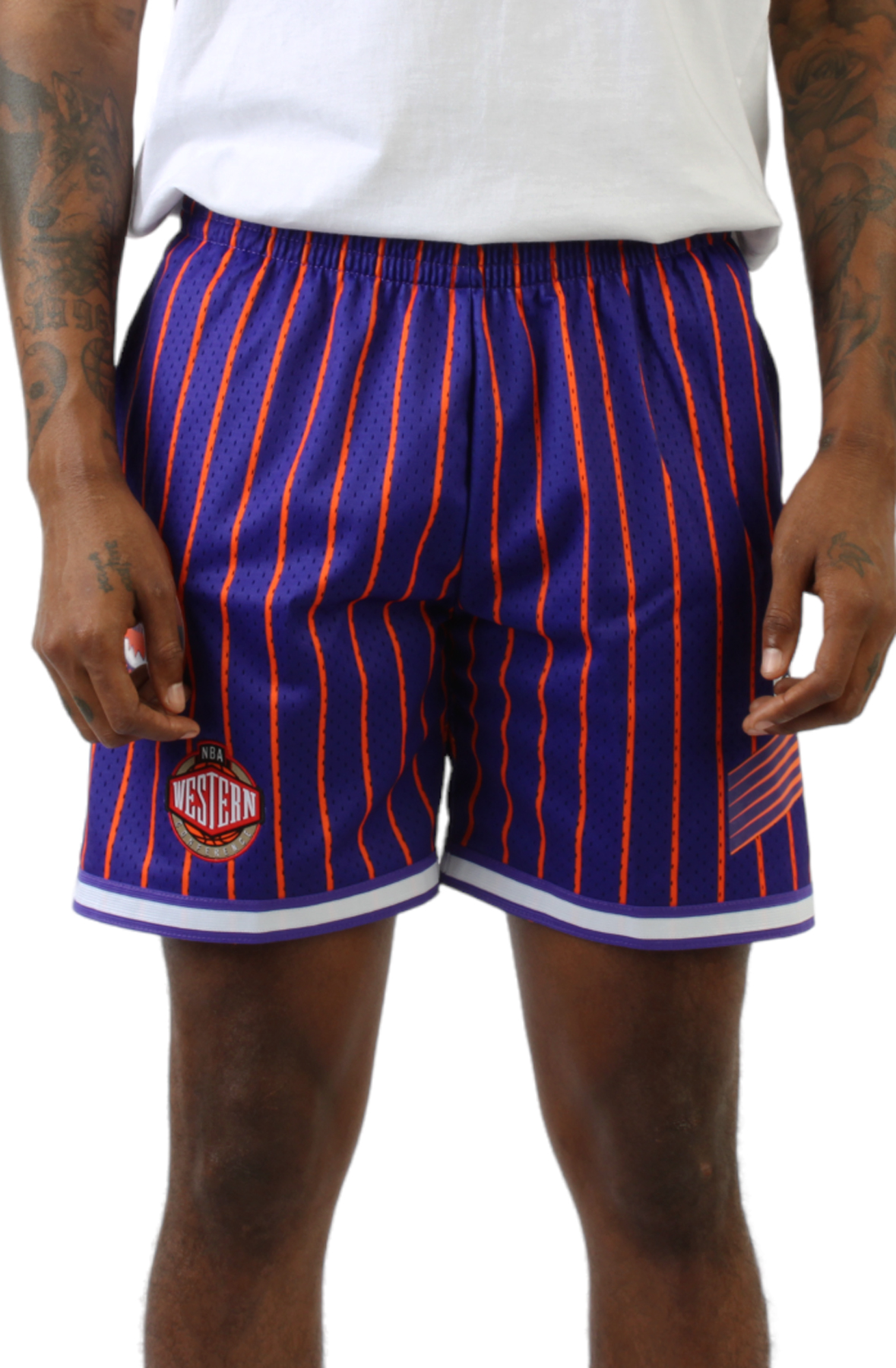 Men Phoenix Suns City Collection Mesh Shorts Shorts L PurpleOrange