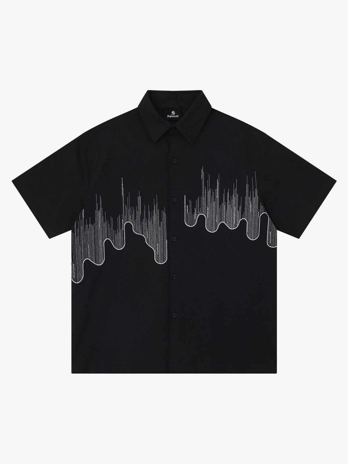 Abstract Skyline Graphic Short Sleeve Shirt Abstract Skyline Graphic Short Sleeve Shirt