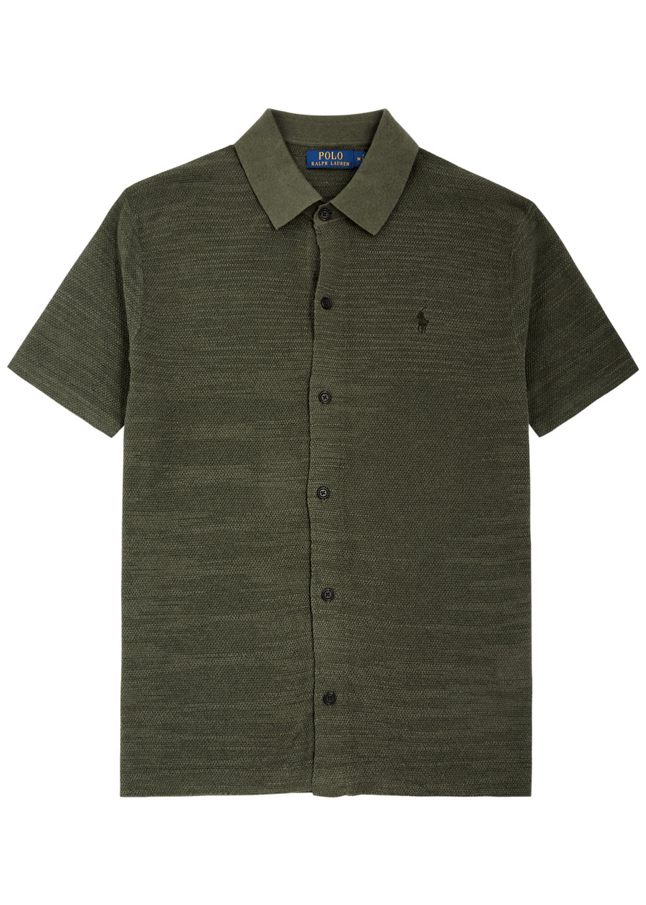 Polo Ralph Lauren Logo-embroidered Cotton-blend Shirt – Green