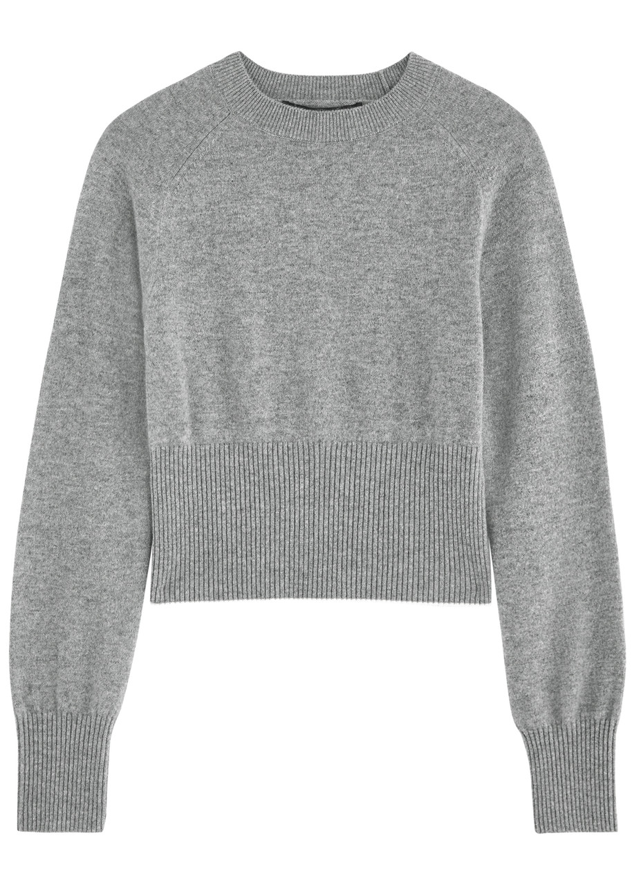 Jacquemus La Maille Soglia Cashmere-blend Jumper – Grey – S