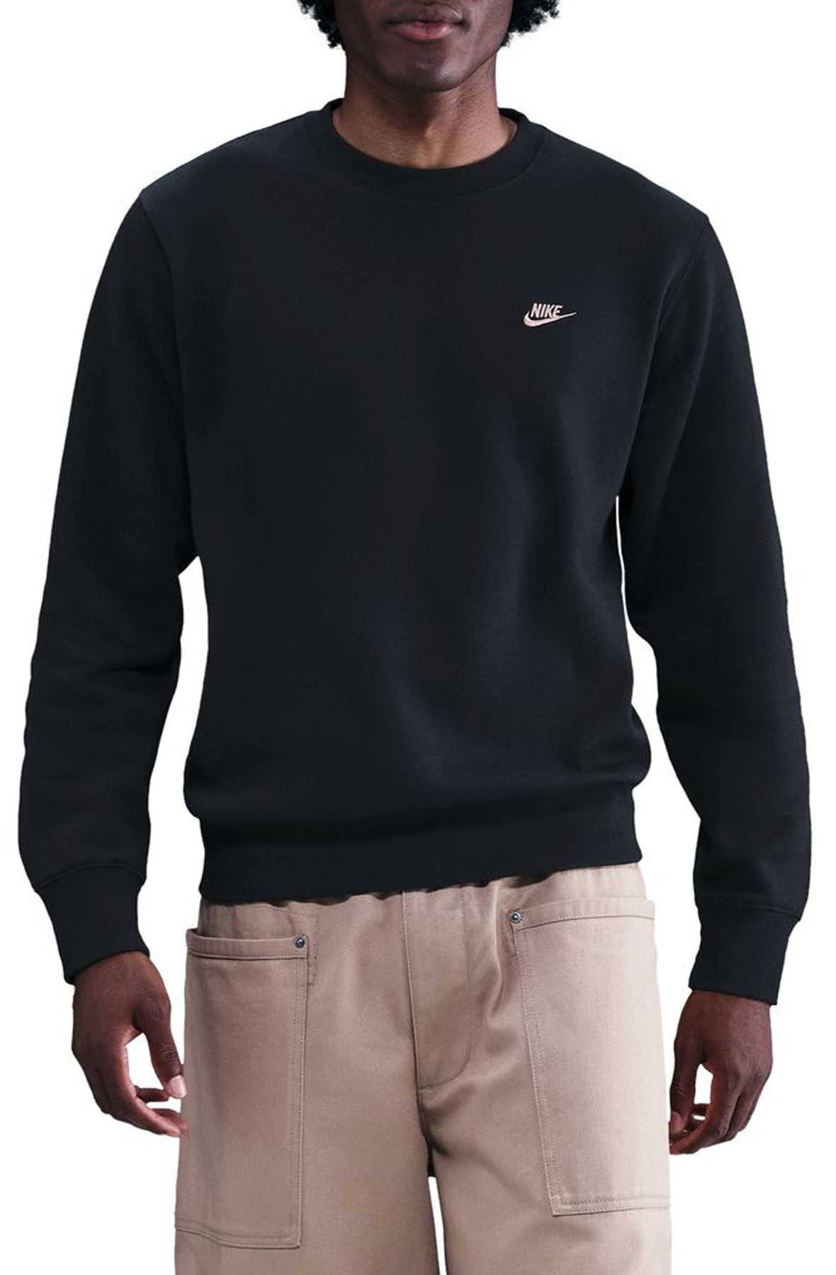 Men Sportswear Club Fleece Crew-Neck Sweatshirt BlackMosswood Brown Sweatshirts L BlackMosswood Brown Men Sportswear Club Fleece Crew-Neck Sweatshirt BlackMosswood Brown Sweatshirts L BlackMosswood Brown