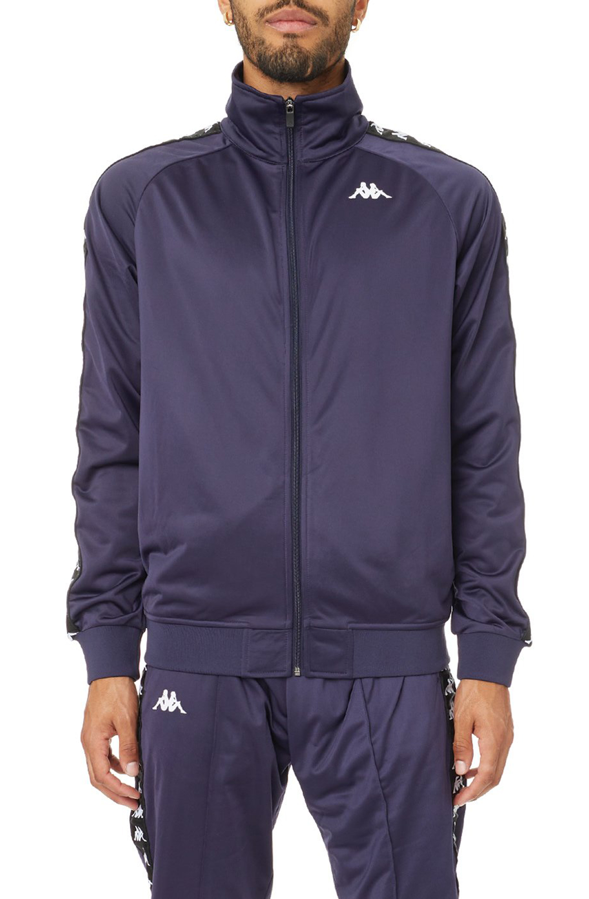 Men Banda Anniston Track Jacket Blue MarineBlack Jackets Blue MarineBlack
