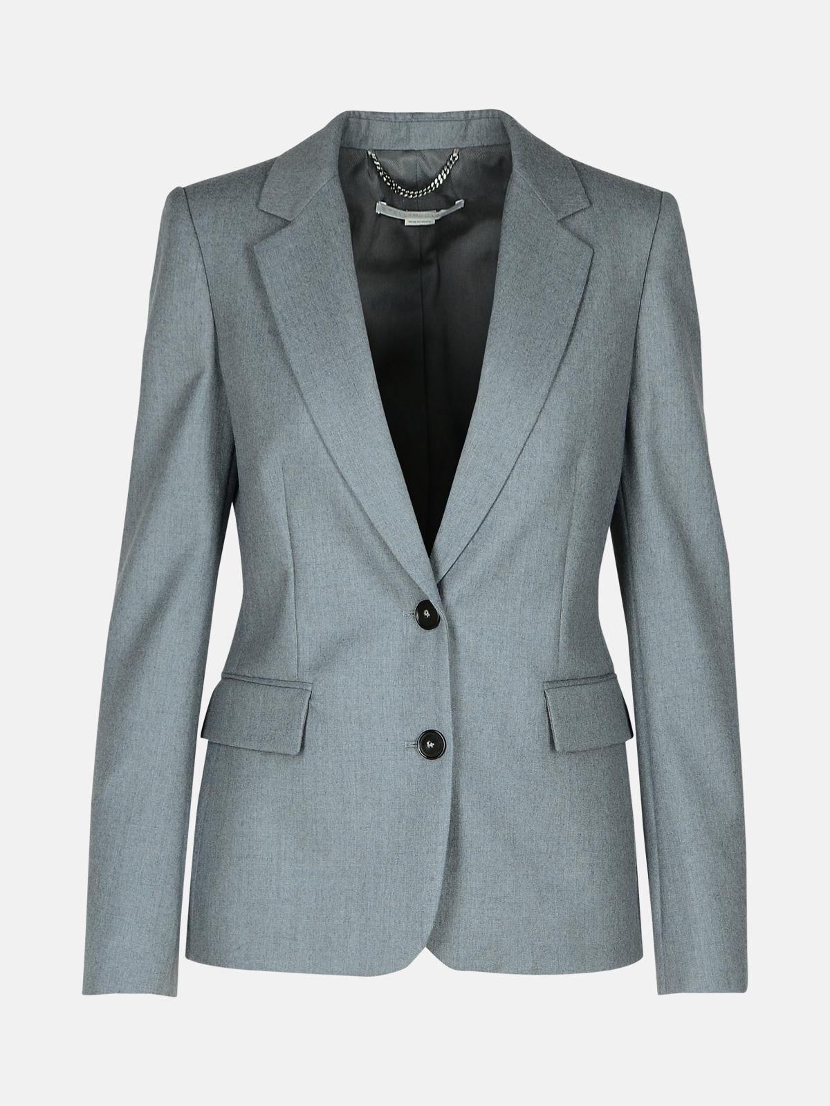 STELLA Mc CARTNEY Grey Wool Blazer STELLA Mc CARTNEY Grey Wool Blazer