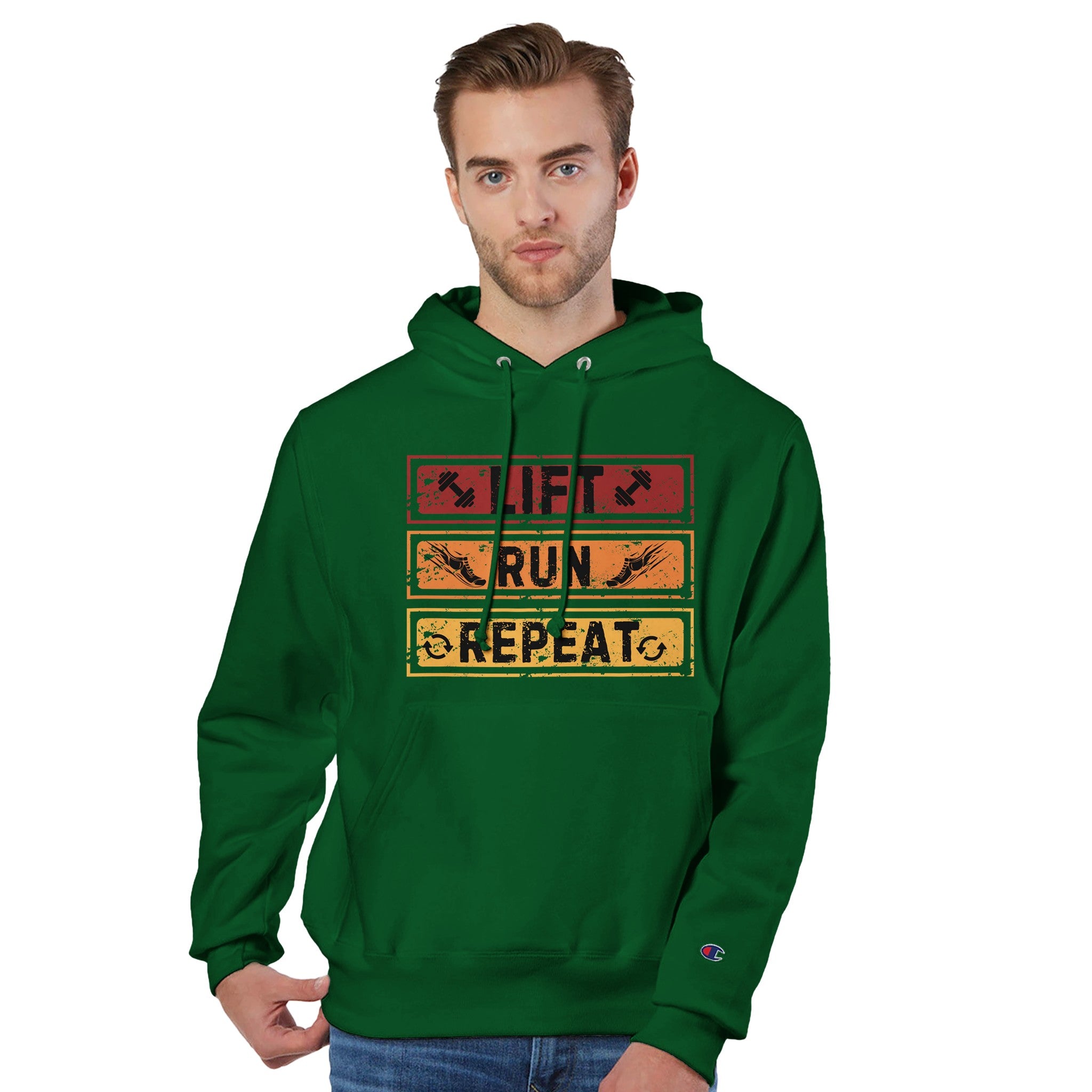 Power Every Rep Champion Workout Hoodie