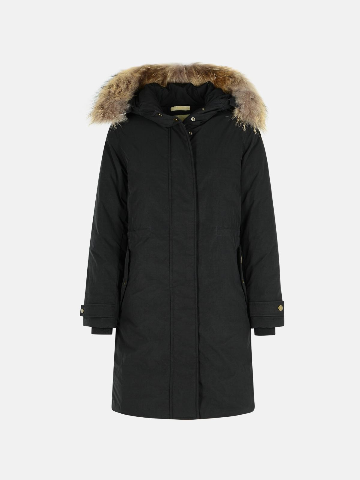 WOOLRICH Black Polyester Blend Parka WOOLRICH Black Polyester Blend Parka
