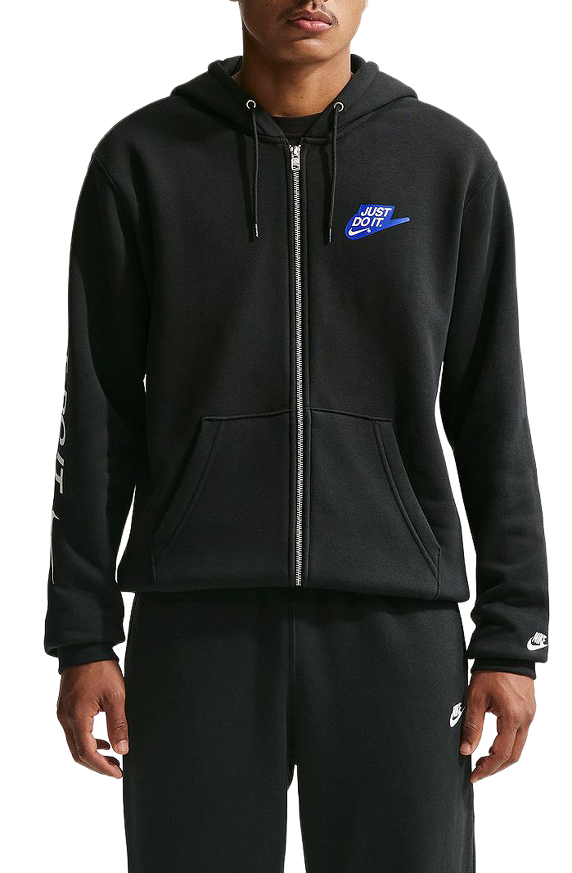 Men Sportswear Club Full-Zip Fleece Hoodie BlackBlackWhite Hoodies BlackBlackWhite Men Sportswear Club Full-Zip Fleece Hoodie BlackBlackWhite Hoodies BlackBlackWhite