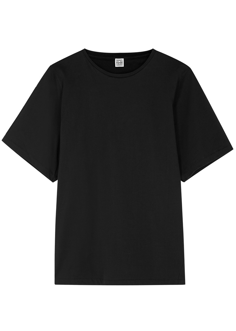 Toteme Cotton shirt – Black Toteme Cotton shirt – Black