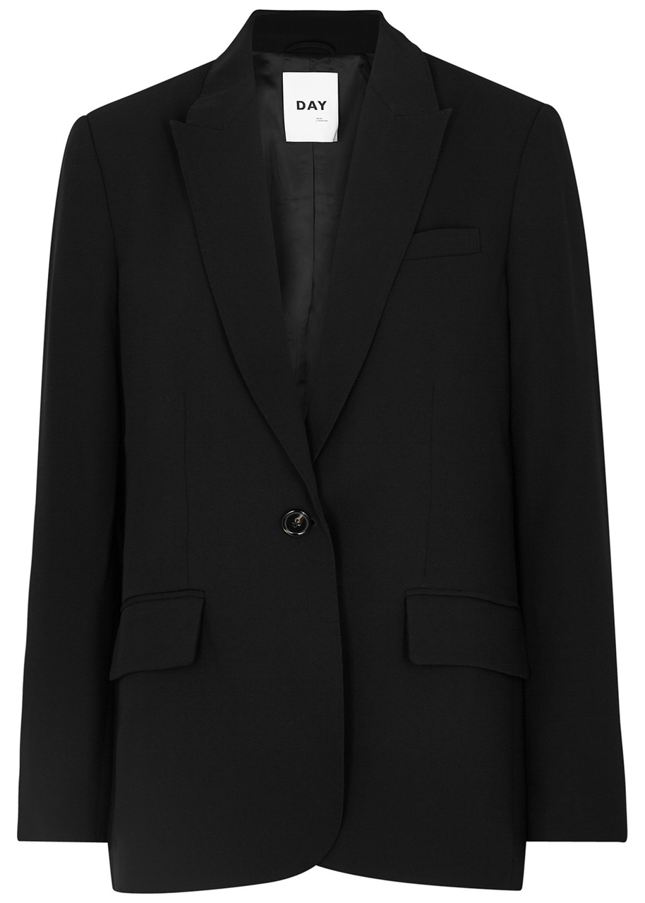 Day Birger ET Mikkelsen Hector Crepe Blazer – Black Day Birger ET Mikkelsen Hector Crepe Blazer – Black