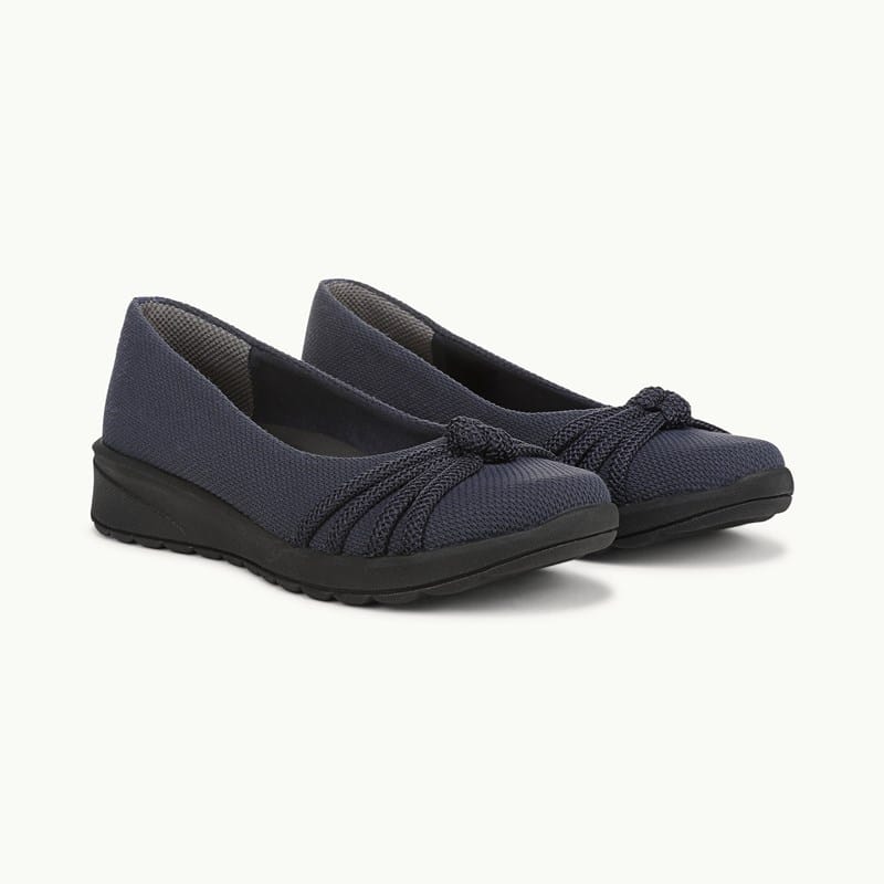 LifeStride Gaines Skimmer Shoes Navy Blazer Stretch Fabric . LifeStride Gaines Skimmer Shoes Navy Blazer Stretch Fabric .