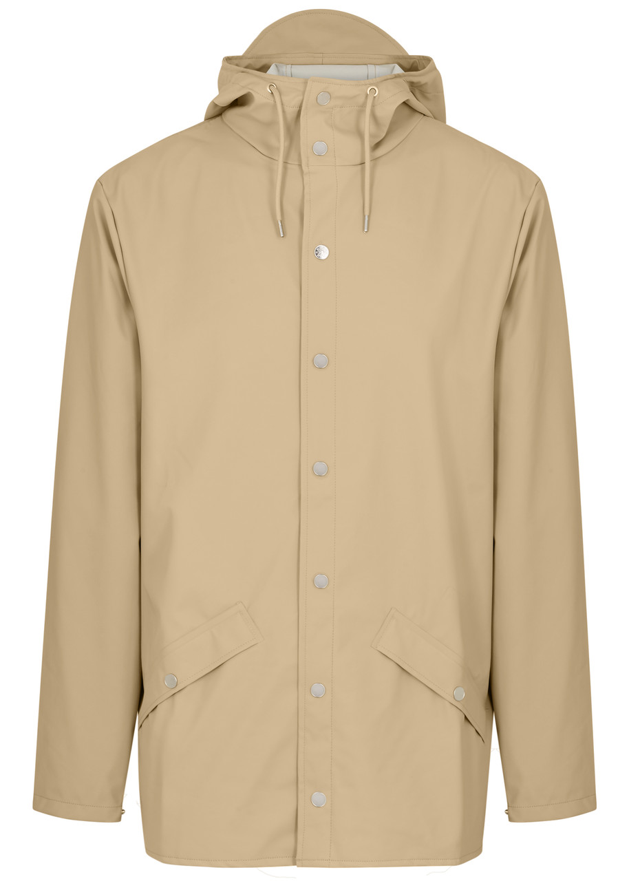 Rains Short Matte Waterproof Raincoat – Beige Rains Short Matte Waterproof Raincoat – Beige