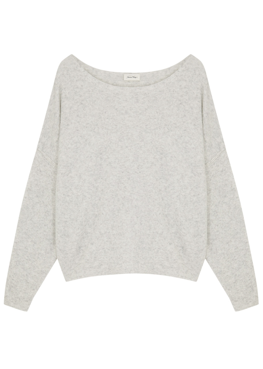 American Vintage Damsville Knitted Jumper – Grey American Vintage Damsville Knitted Jumper – Grey