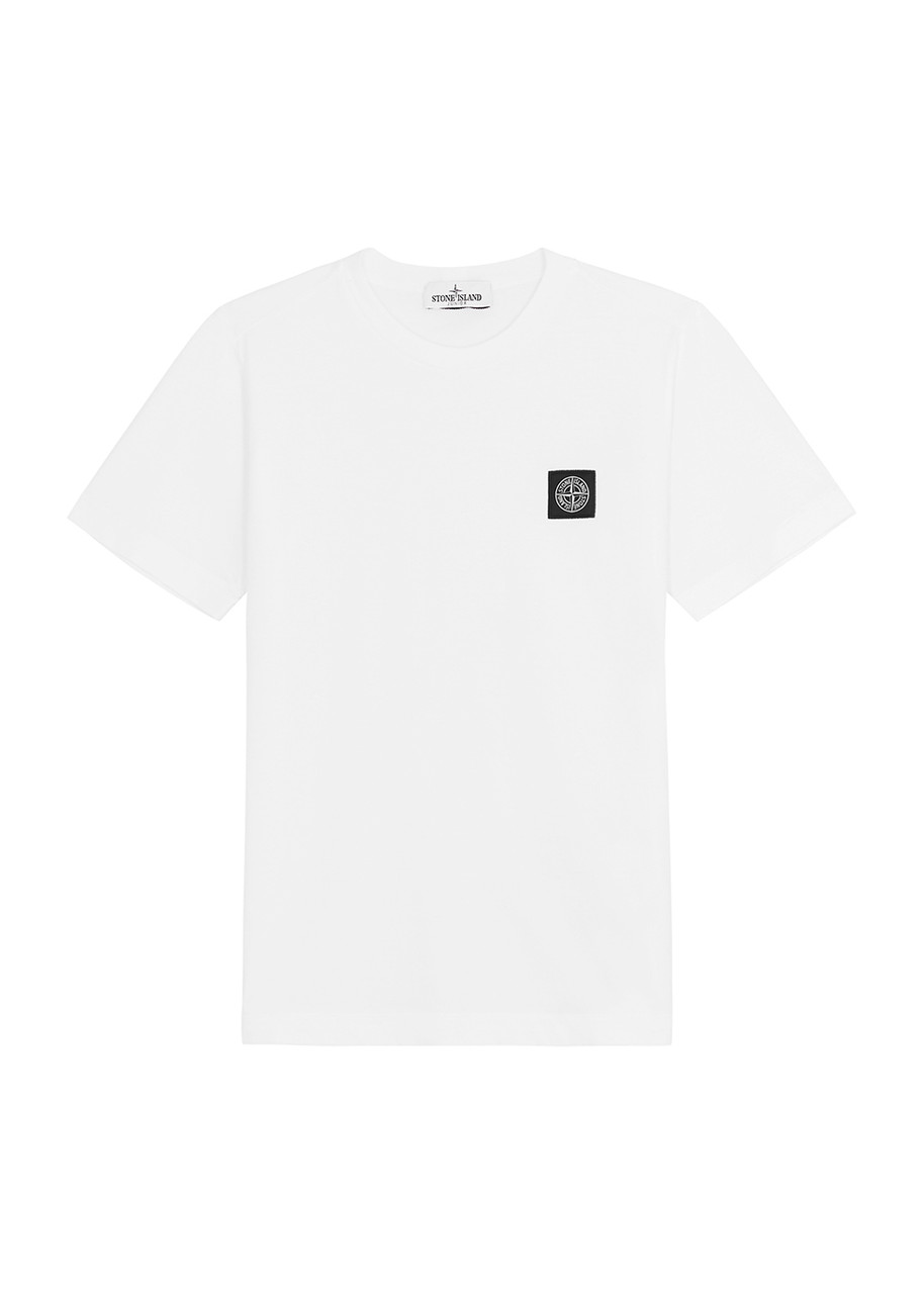 Stone Island Kids Logo Cotton shirt – Stone Island Kids Logo Cotton shirt –
