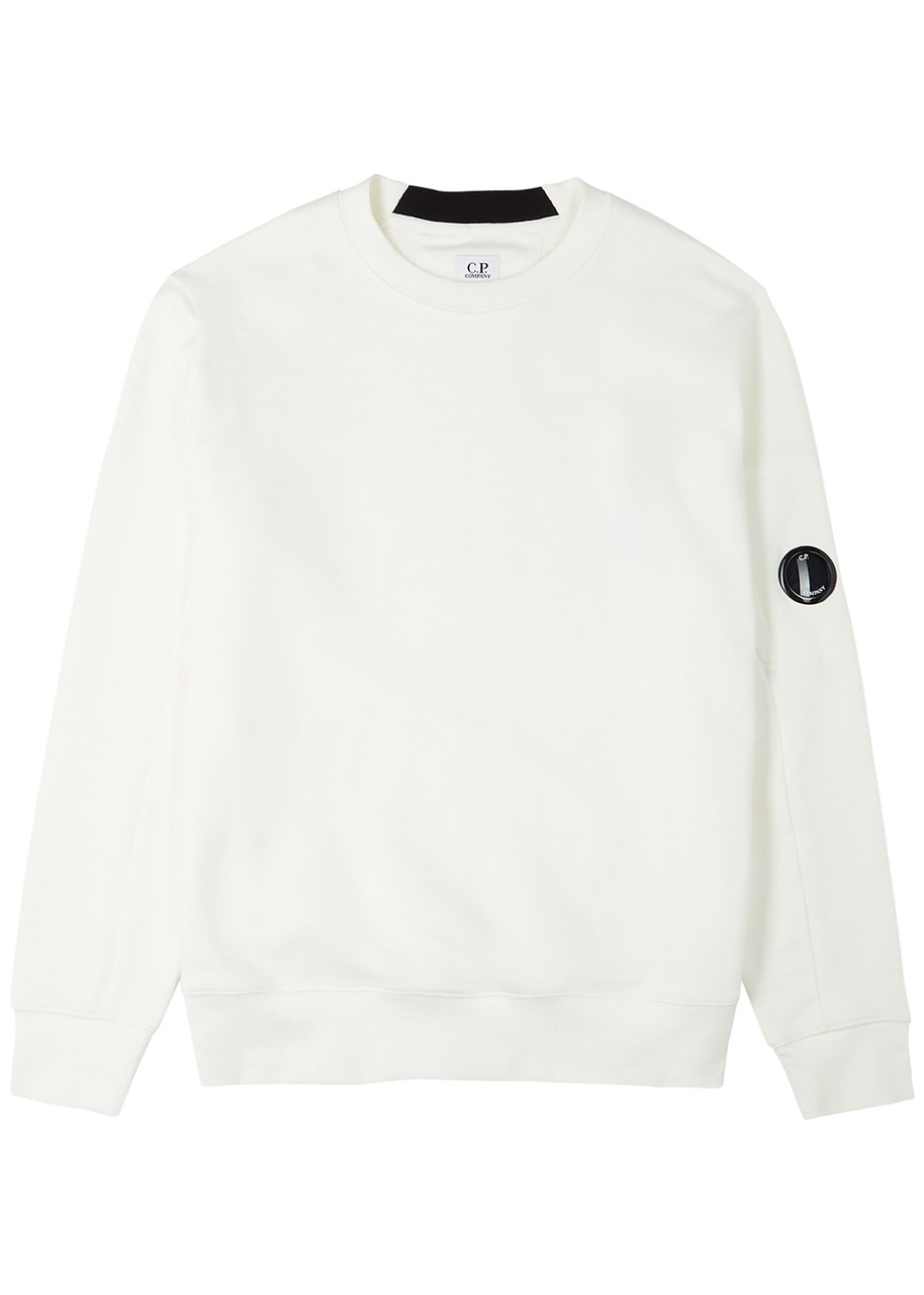 C.P. Company Cotton Sweatshirt – White C.P. Company Cotton Sweatshirt – White