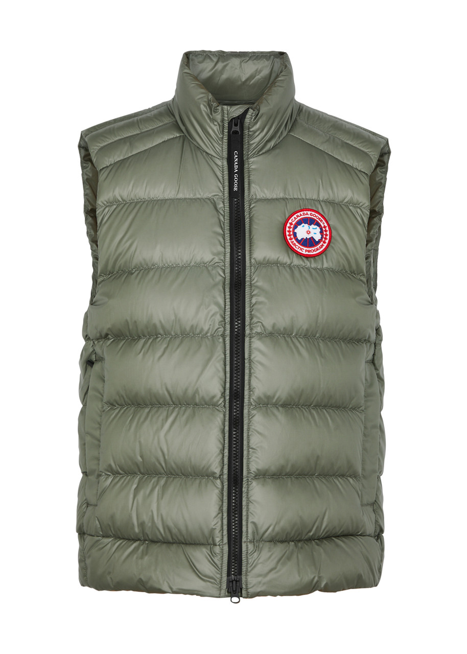 Canada Goose Crofton Quilted Shell Gilet – Green – L, Men’s Designer Gilet, Male Canada Goose Crofton Quilted Shell Gilet – Green – L, Men’s Designer Gilet, Male