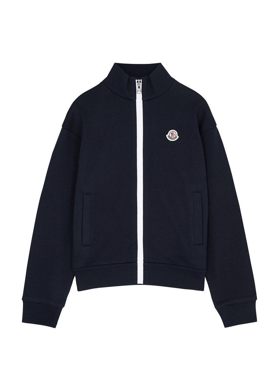 Moncler Kids Logo Cotton Track Jacket – Moncler Kids Logo Cotton Track Jacket –