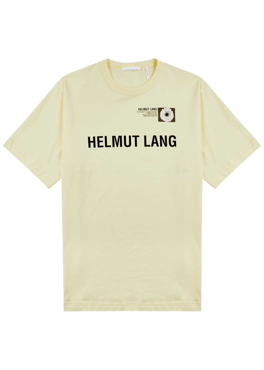 Helmut Lang Printed Cotton shirt – Yellow Helmut Lang Printed Cotton shirt – Yellow