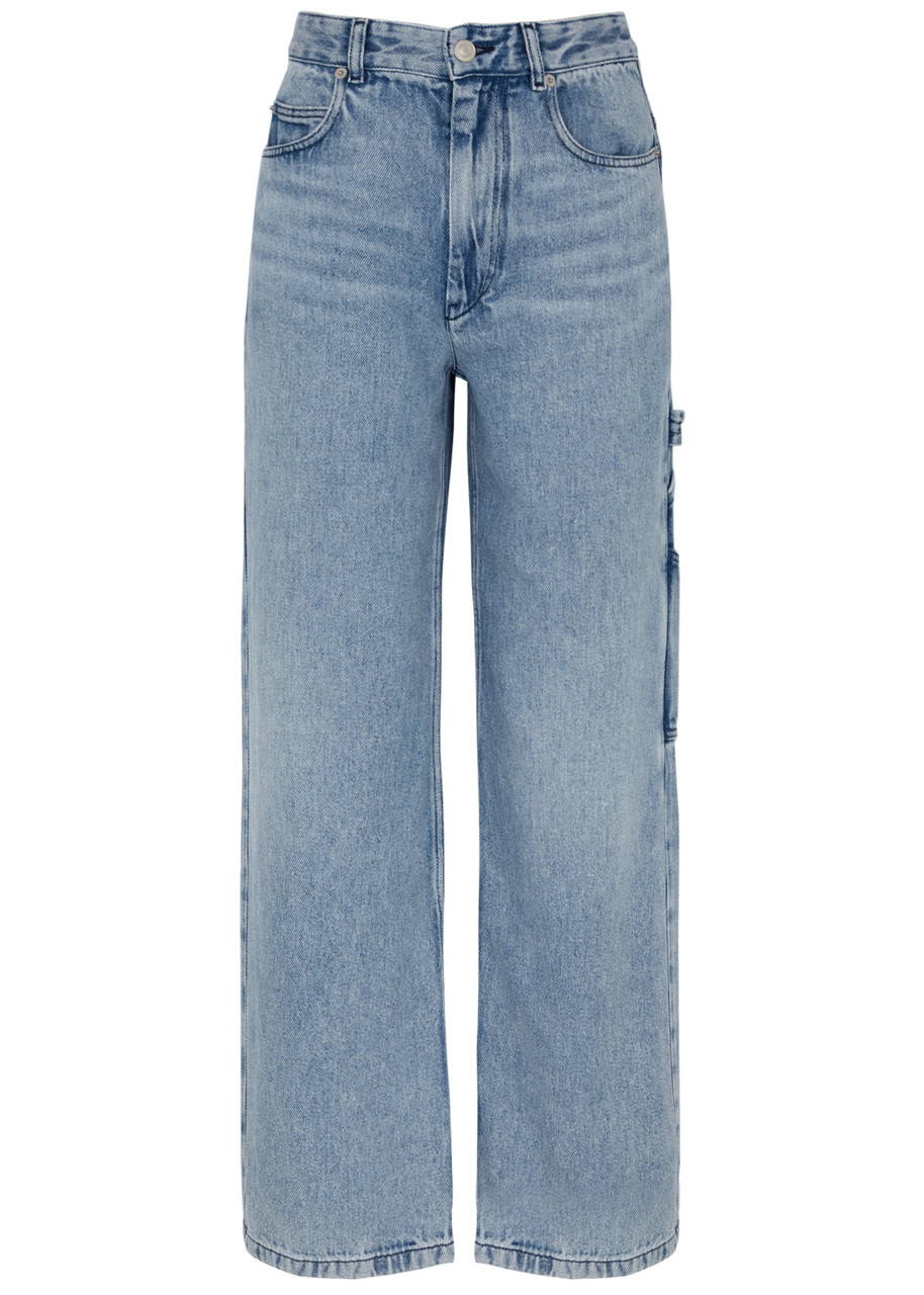 Isabel Marant toile Bymara Straight-leg Jeans – Light Blue