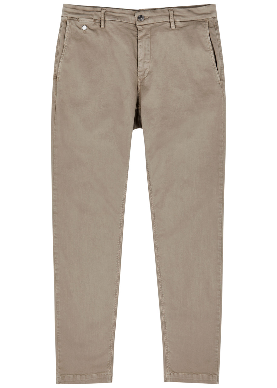 Replay Benni Hyperflex X,lite Cotton-blend Chinos – Beige – W Replay Benni Hyperflex X,lite Cotton-blend Chinos – Beige – W