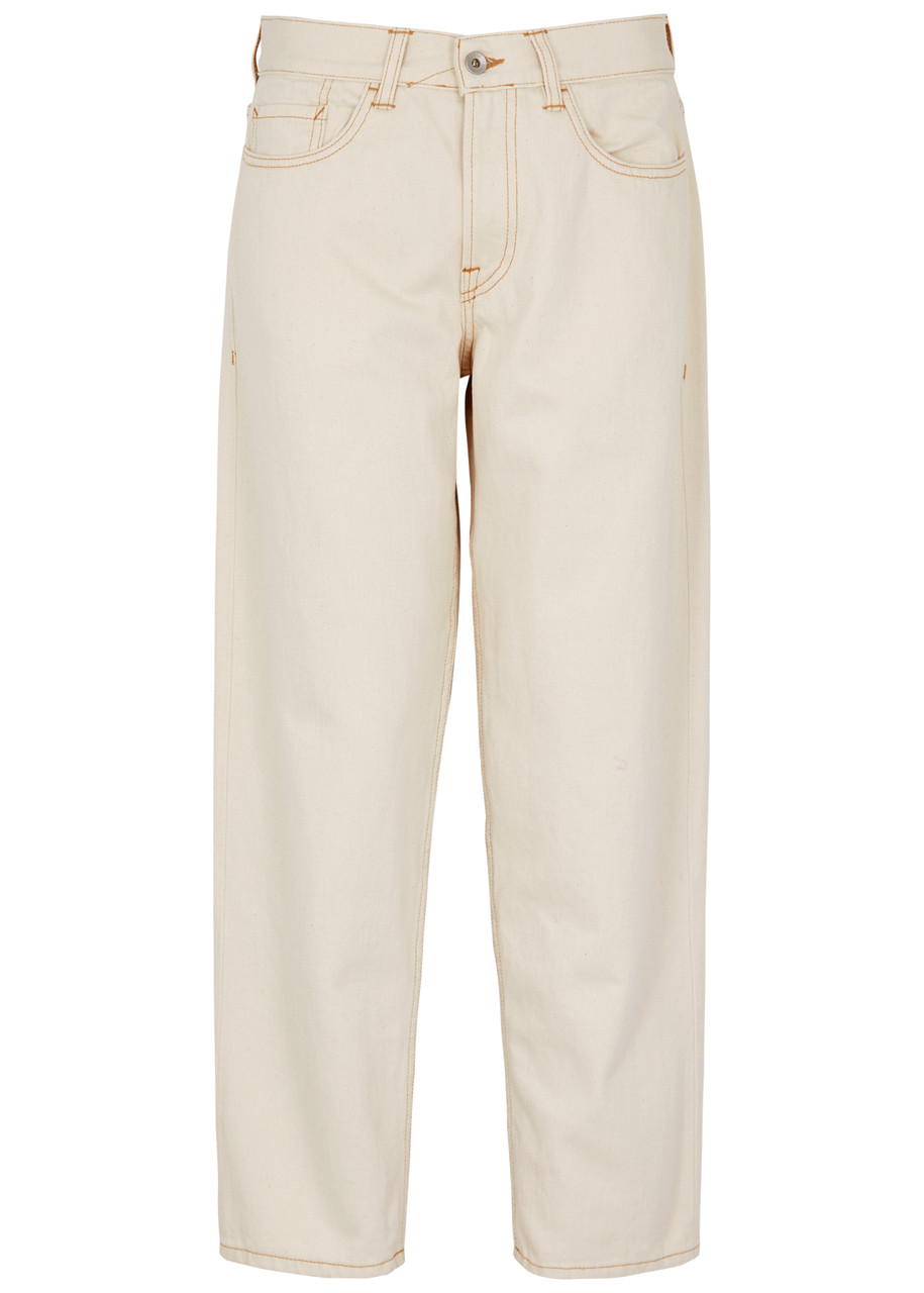 Ymc Tearaway Straight-leg Jeans – Ecru – L L Ymc Tearaway Straight-leg Jeans – Ecru – L L