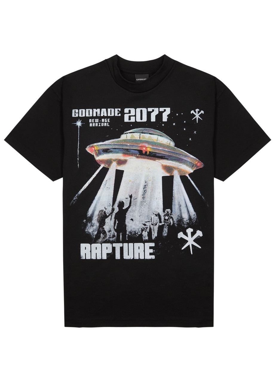 God Made Rapture Printed Cotton shirt – Black God Made Rapture Printed Cotton shirt – Black