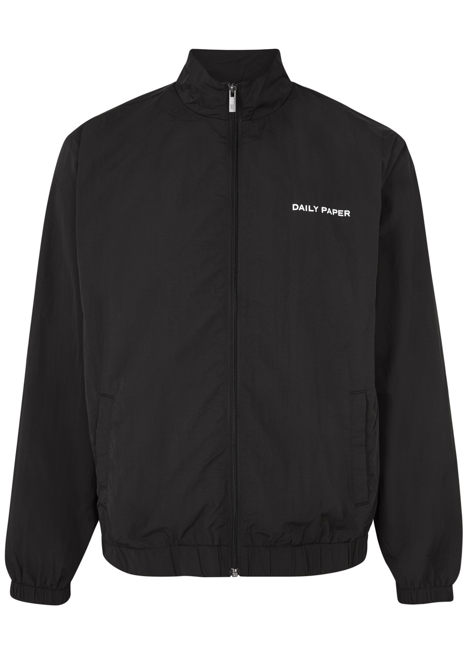 Daily Paper Edward Logo-print Nylon Track Jacket – Black Daily Paper Edward Logo-print Nylon Track Jacket – Black