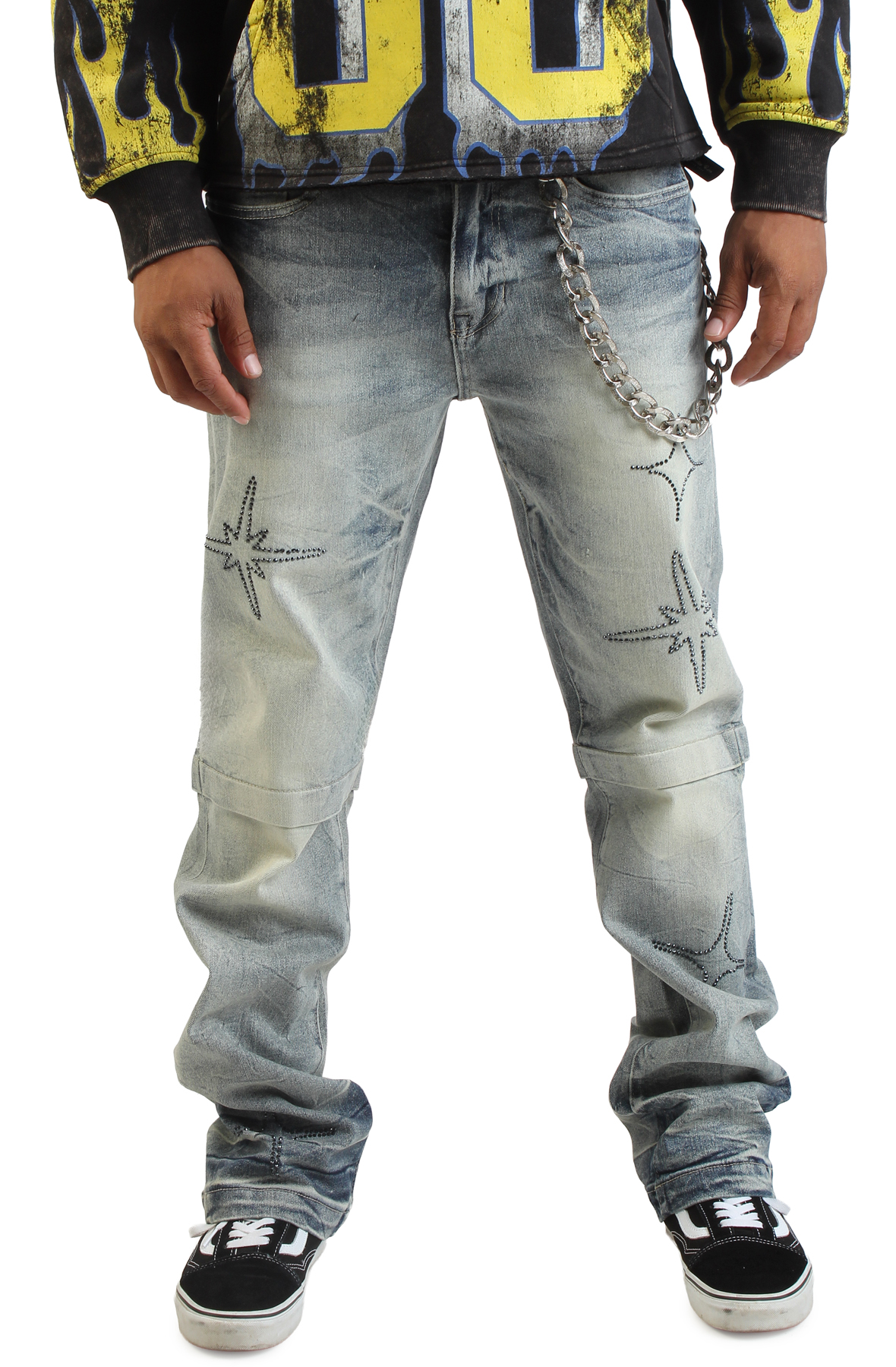 Men Hazelton Straight Jeans Hazel Blue Pants x L Hazel Blue