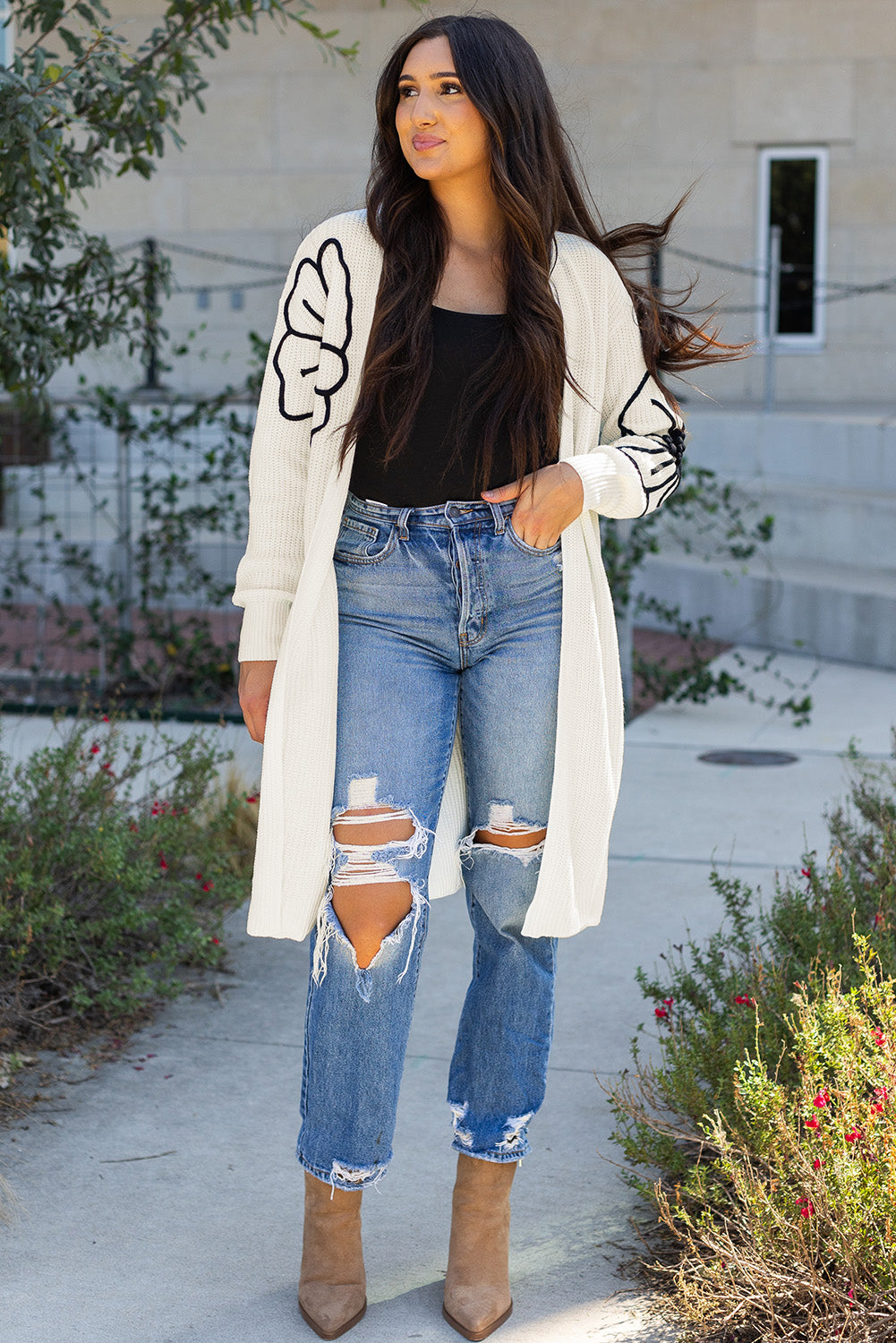 Trinity Open Front Duster Cardigan Trinity Open Front Duster Cardigan